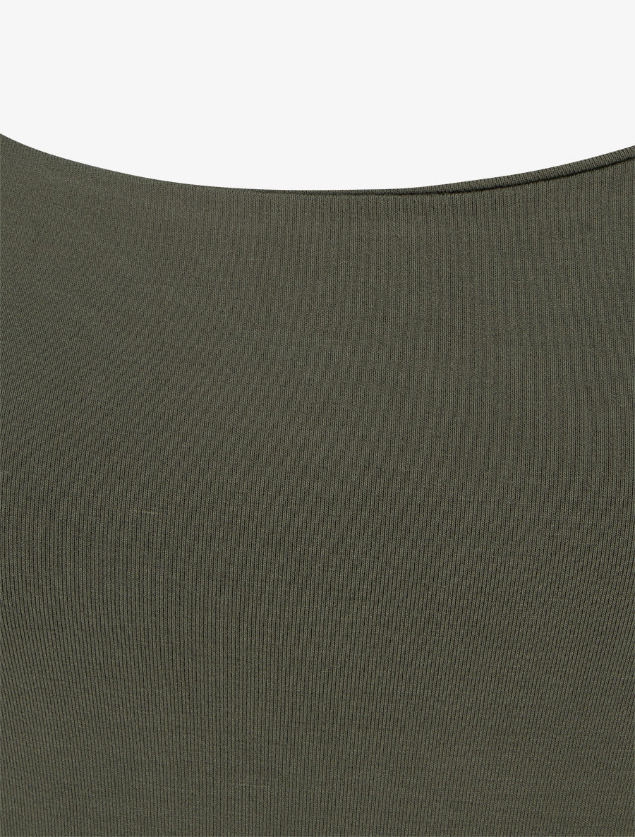 Débardeur classique uni - Kaki - 3