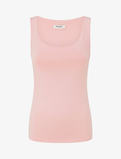 Camiseta sin mangas clásica lisa - Rosa