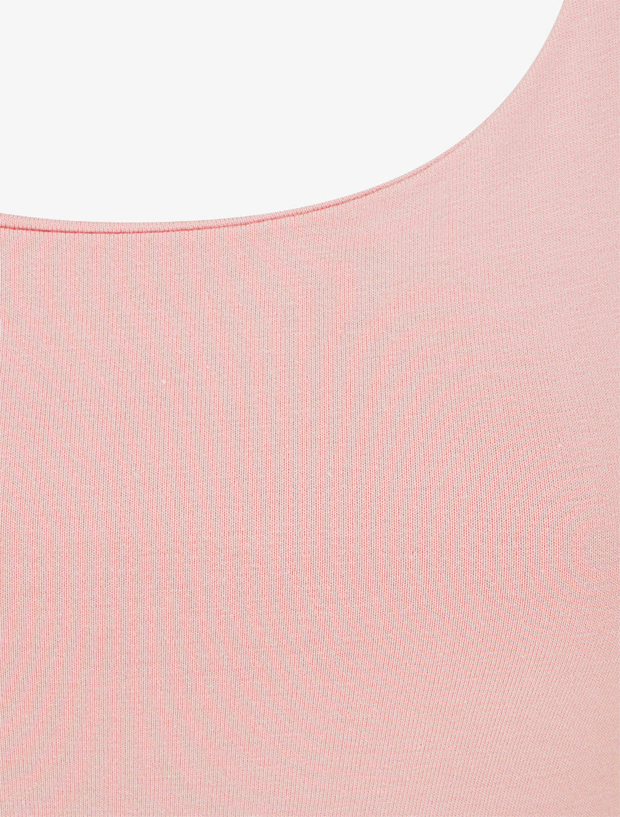 Camiseta sin mangas clásica lisa - Rosa