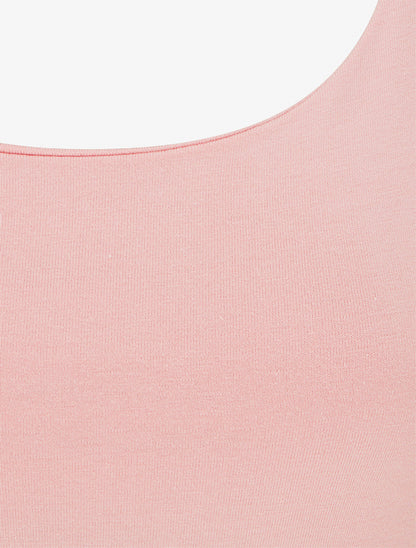 Camiseta sin mangas clásica lisa - Rosa