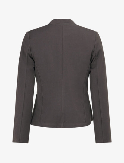Veste ouverte à liseret - Anthracite - 2
