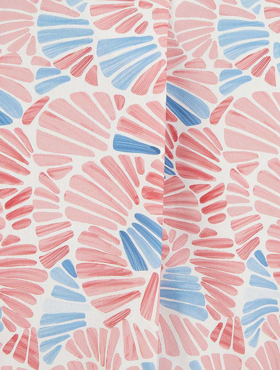 Top boule sans manches à imprimé mosaïque - Rose - 3