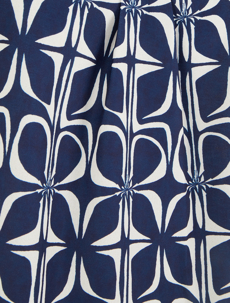 Top droit sans manches imprimé graphique - Marine - 3