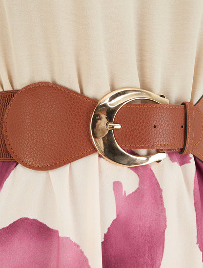 Robe à bretelles chaînes imprimé graphique - Violet - 3