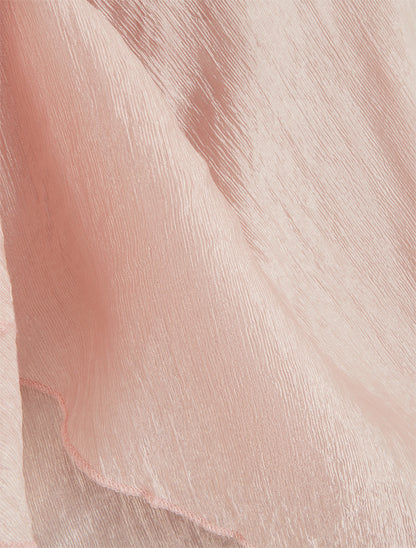 Caraco en tissu texturé - Rose - 3