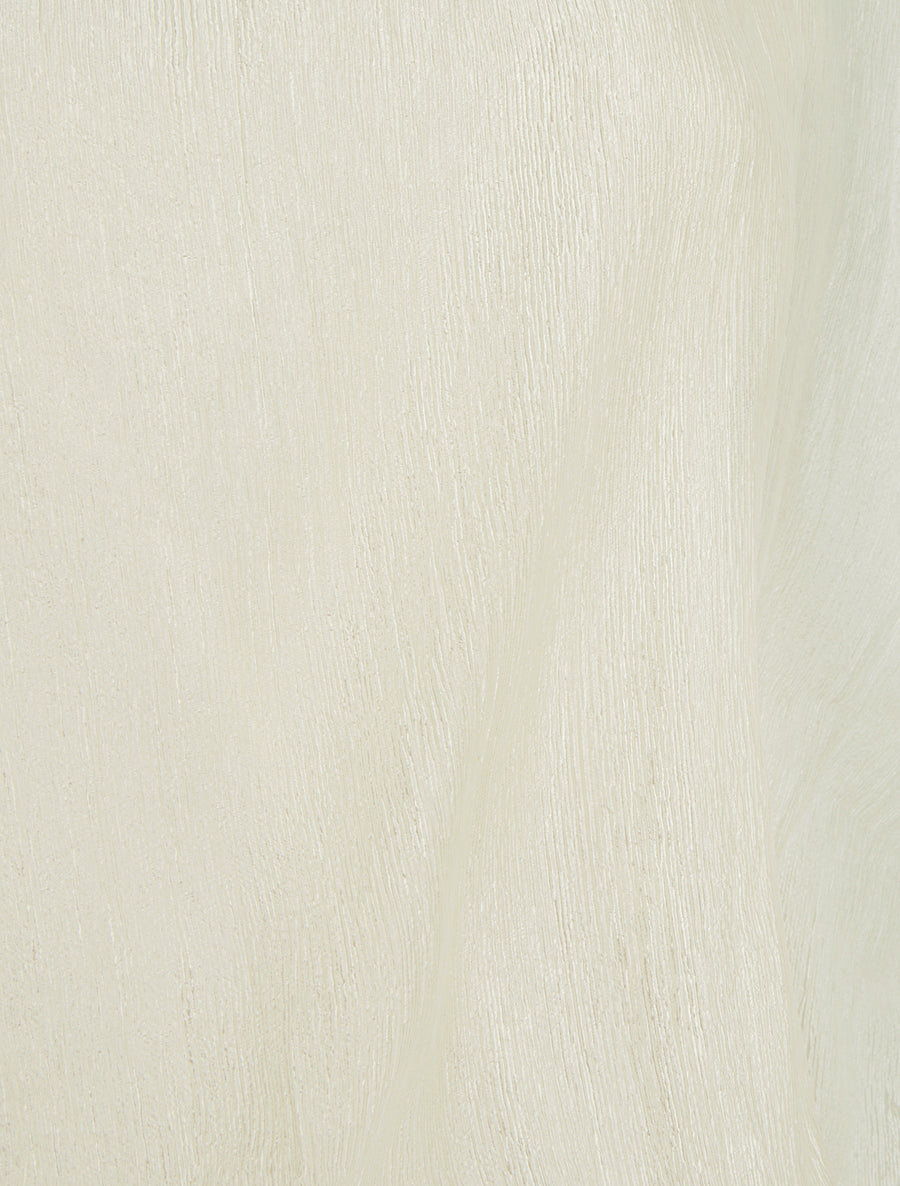 Top boule en tissu texturé - Beige - 3