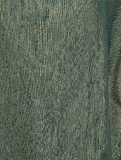 Top boule en tissu texturé - Kaki - 3