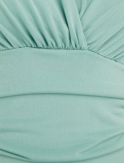 Body uni à dos nu - Vert d&