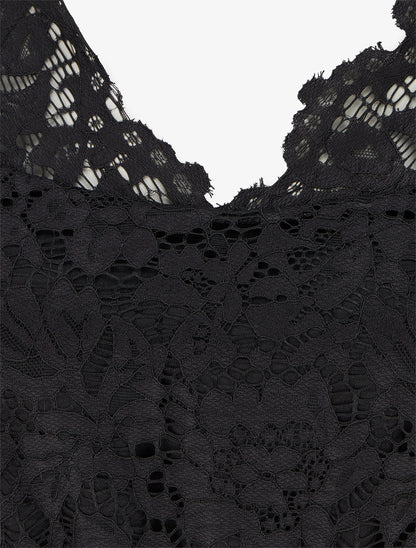 Combinaison bimatière et bicolore - Noir - 3