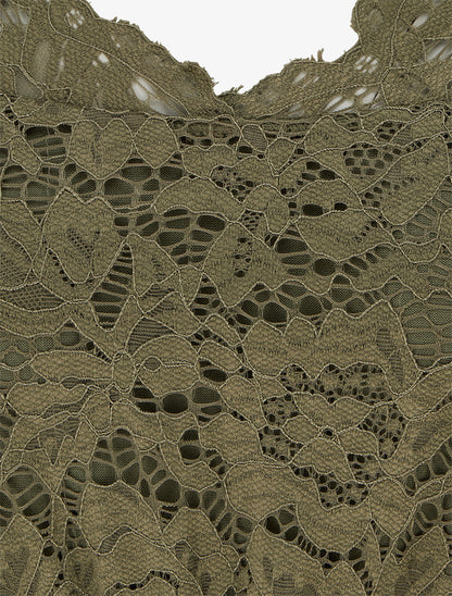 Combinaison bimatière et bicolore - Kaki - 3