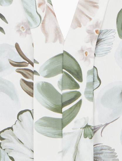 Top sans manches imprimé fleuri - Kaki - 3