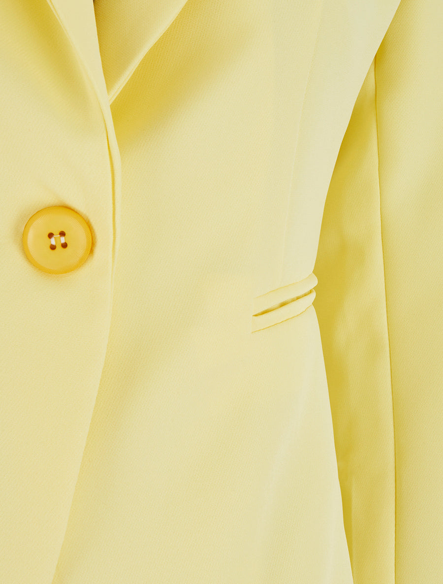 Blazer droit classique - Jaune - 3