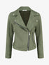 Veste en suédine style perfecto - Kaki - 1