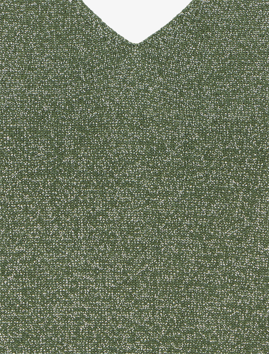 Top sans manches irisé - Kaki - 3
