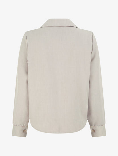 Blusa anudada asimétrica - Topo