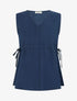 Top fluide à col V - Marine - 1