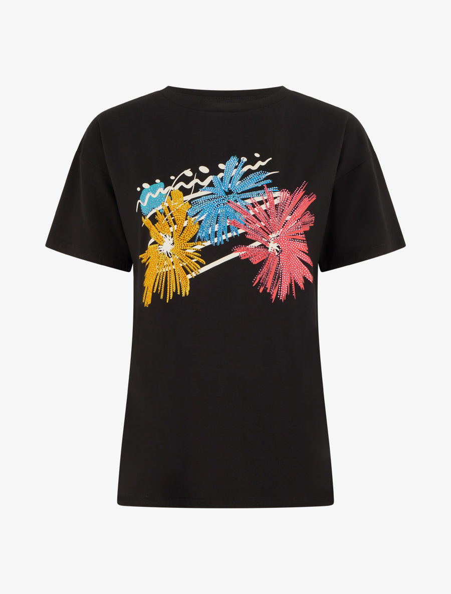 T-shirt imprimé feux d&