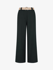 Pantalon à fines rayures irisées - Noir - 1