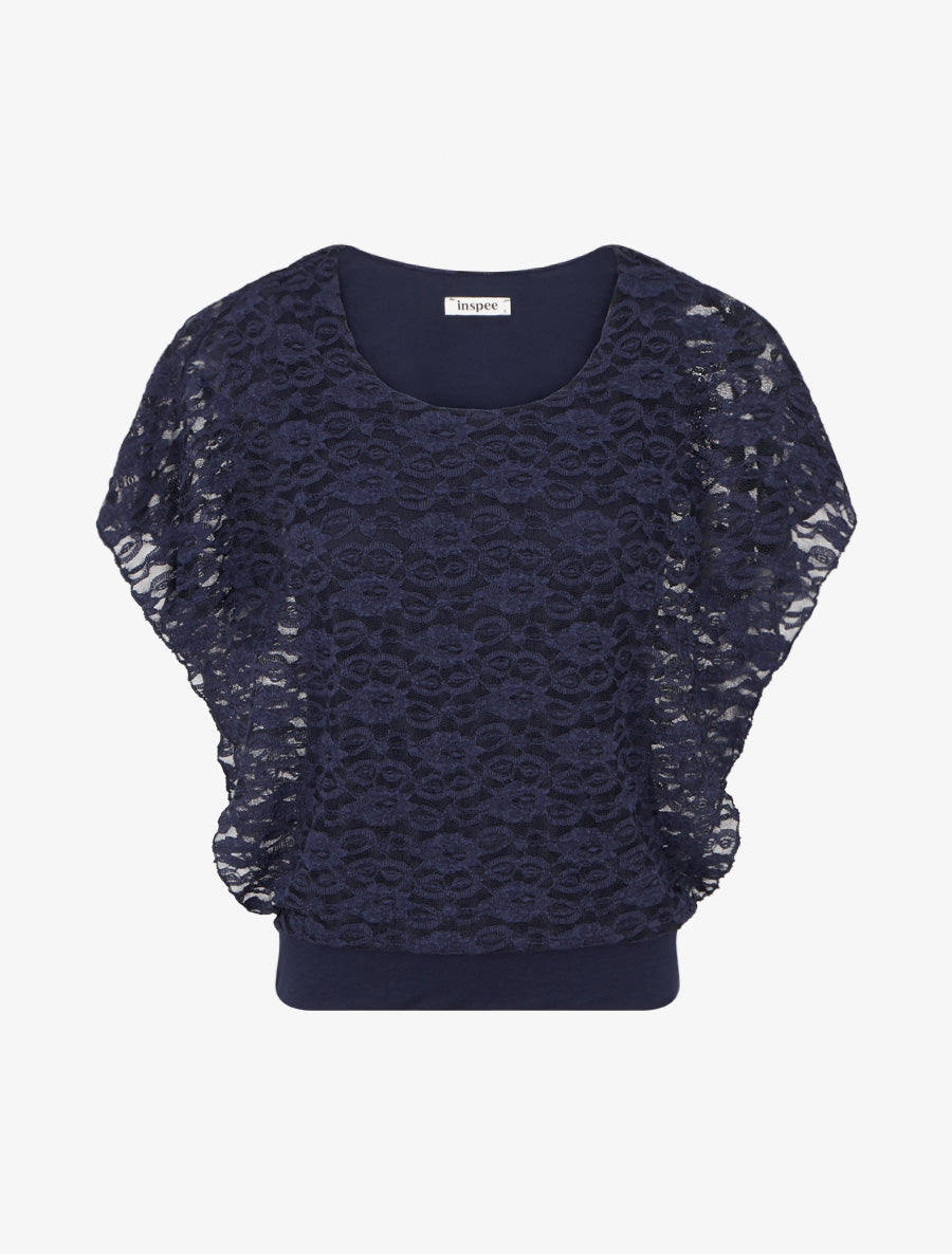 Top de encaje - Marine
