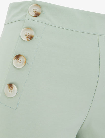Short uni taille haute - Vert d&