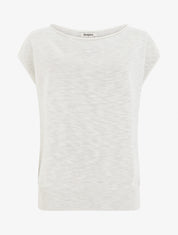 Top fin en maille - Blanc - 1