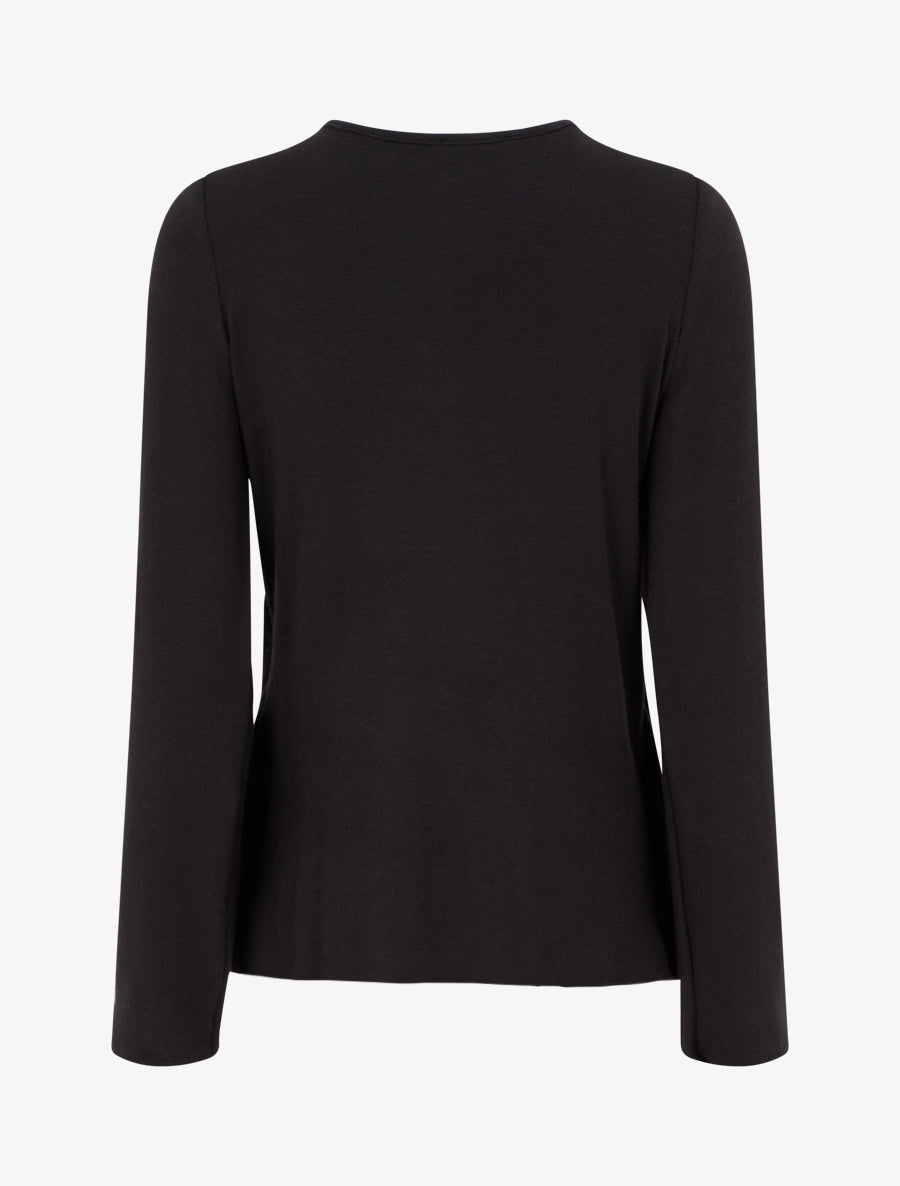 Pull style gilet en trompe l&