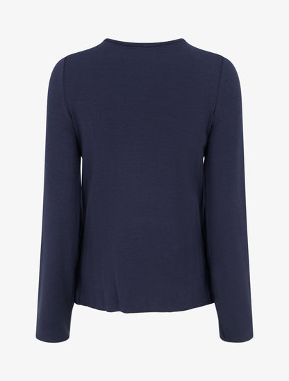 Pull style gilet en trompe l&