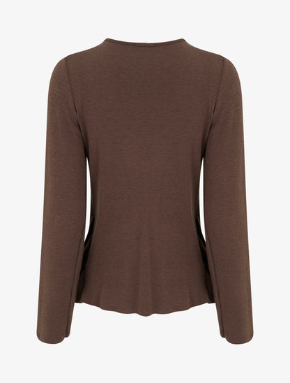 Pull style gilet en trompe l&
