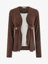 Pull style gilet en trompe l&