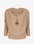 Pull côtelé et irisé - Taupe - 5