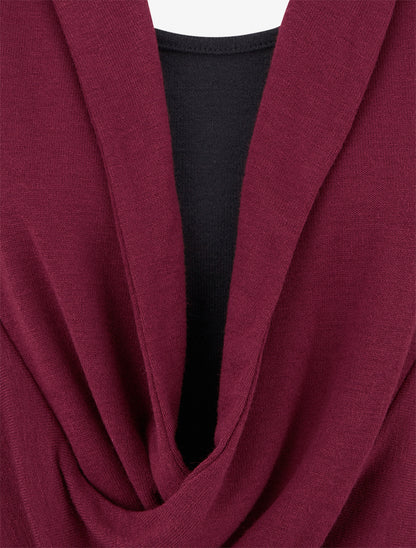 Pull à doublure en trompe l&