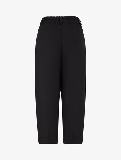Pantalon uni à fermeture boutonnée - Noir - 2