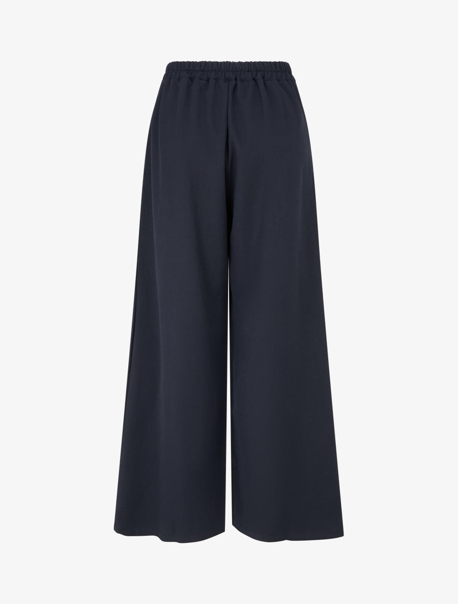Pantalon pont coupe droite - Marine - 2
