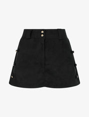 Short en suédine en trompe l&