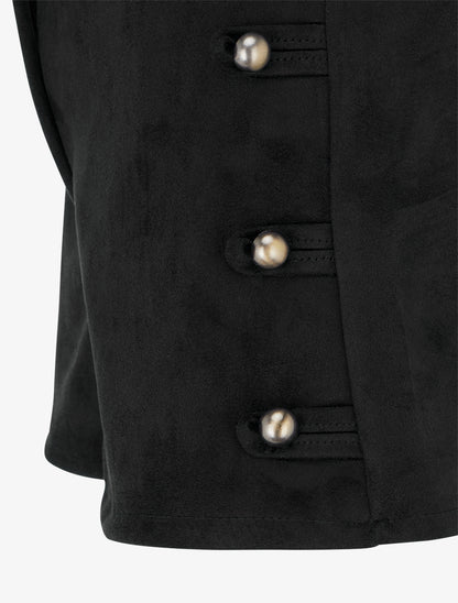 Short en suédine en trompe l&