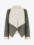Blouson aviateur à col châle moumoute - Kaki - 1