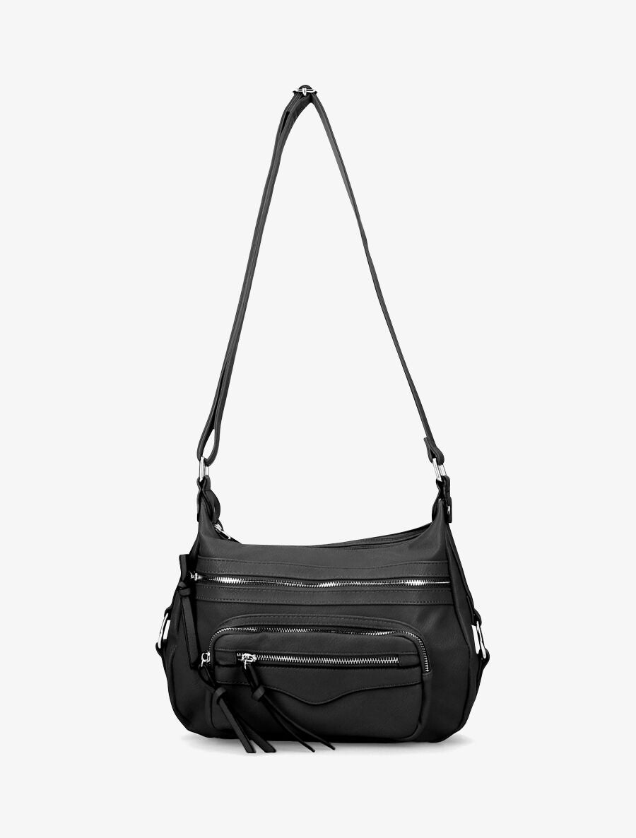 Sac besace Philomena - Noir - 1