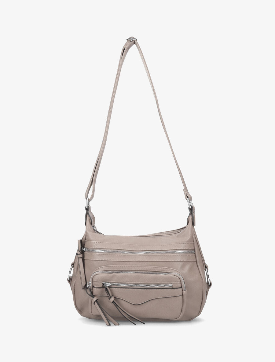 Sac besace Philomena - Taupe - 1