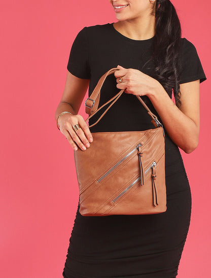 Sac besace Itohan - Camel - 6