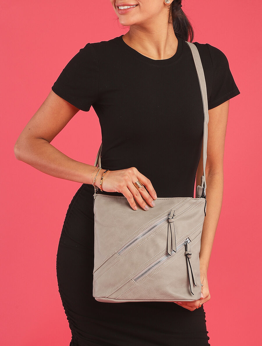 Sac besace Itohan - Taupe - 6