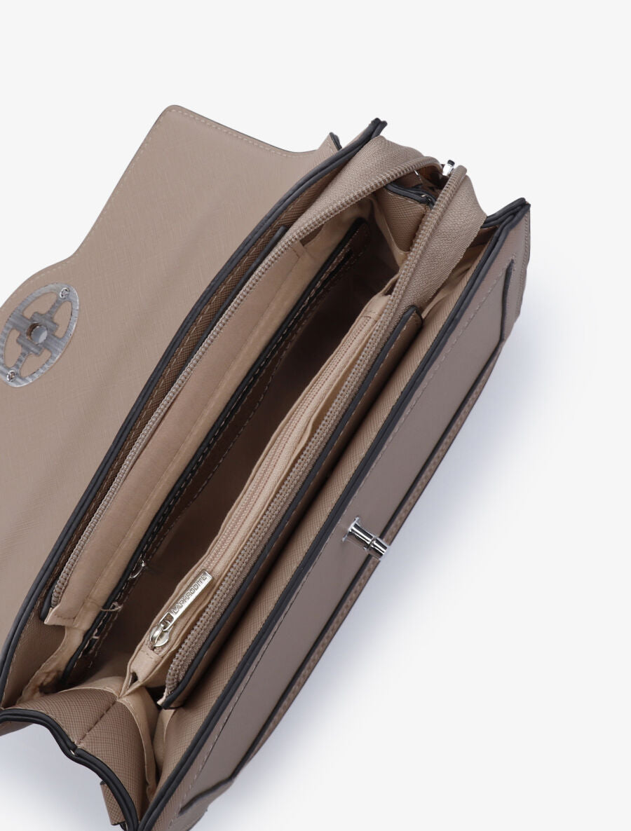 Sac besace Sally - Taupe - 4