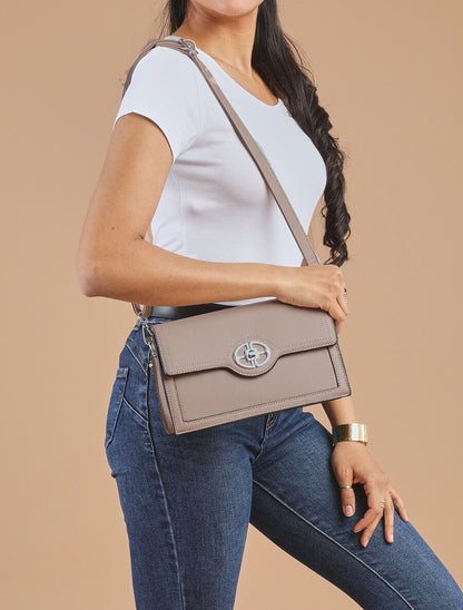 Sac besace Sally - Taupe - 5