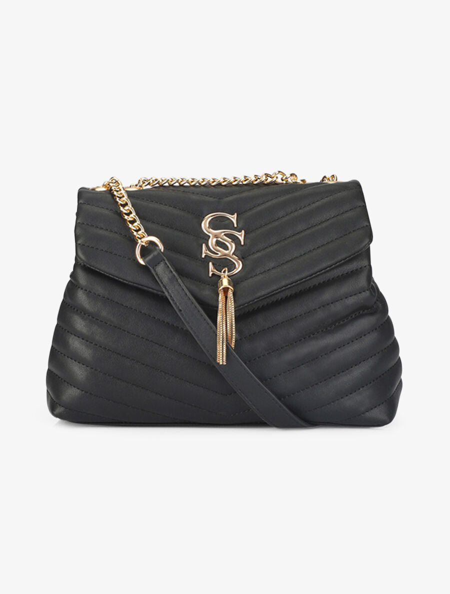 Sac besace Megan - Noir - 1
