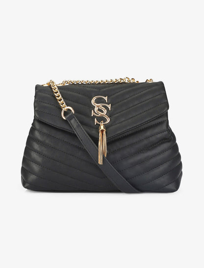 Sac besace Megan - Noir - 1
