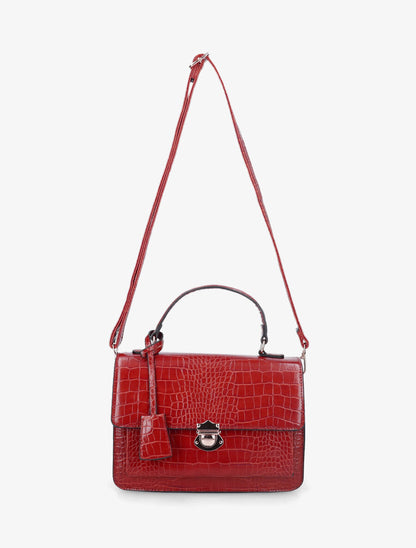 Sac à main Léo - Rouge - 3