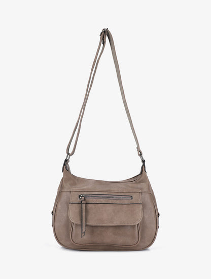 Sac besace Valeria - Taupe - 3