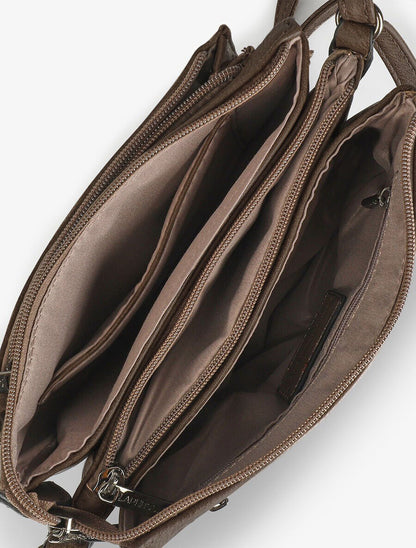Sac besace Marina - Taupe - 4
