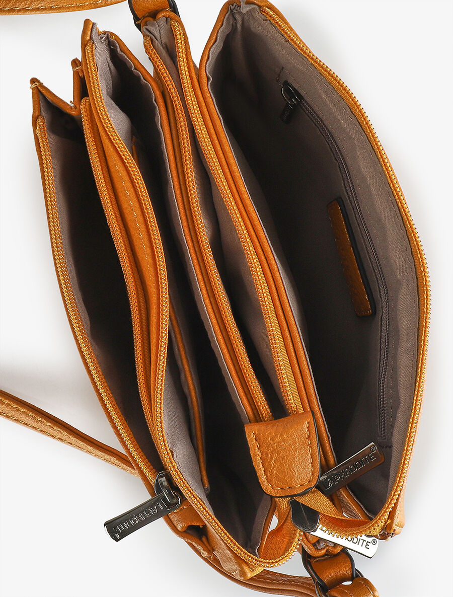 Sac besace Marina - Jaune moutarde - 4