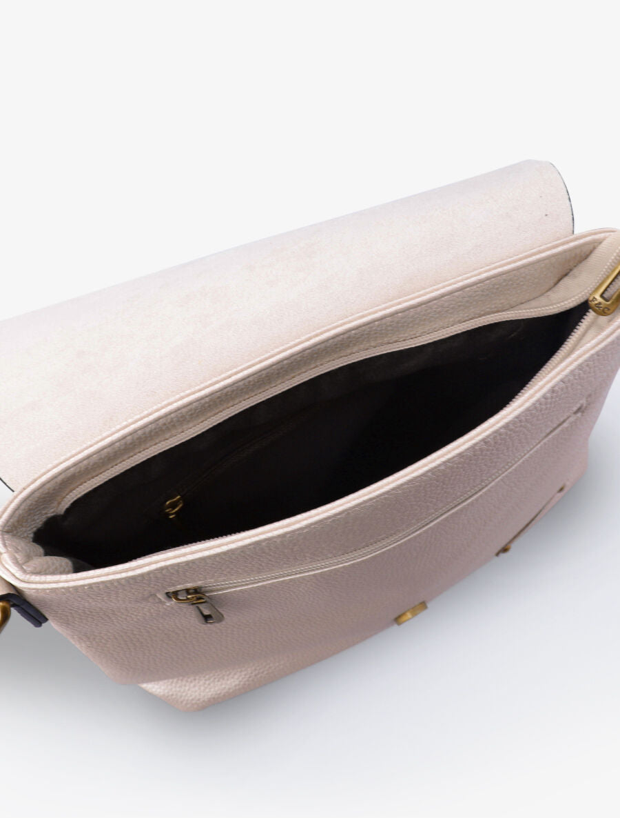 Sac bandoulière Ilyanna - Beige métallisé - 4