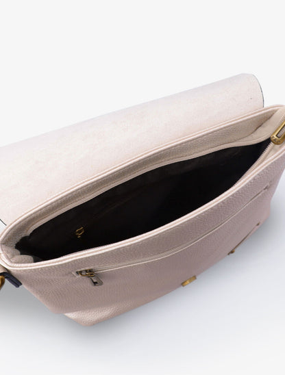Sac bandoulière Ilyanna - Beige métallisé - 4